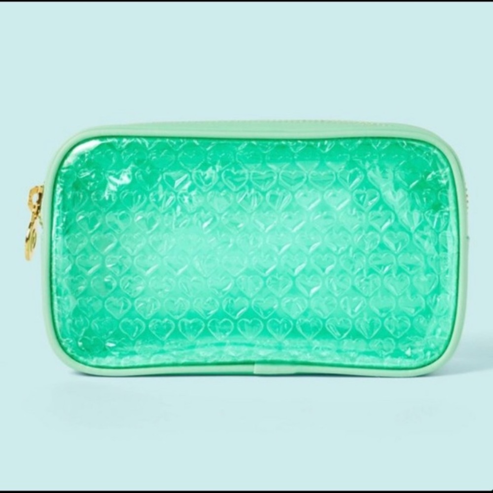 Stoney clover green heart clear front
